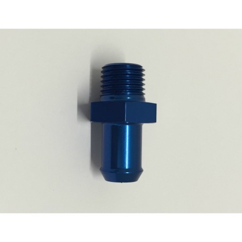 Malpassi 30328BA1412MM Raccordo in alluminio dritto da 1/4 NPT a 12mm