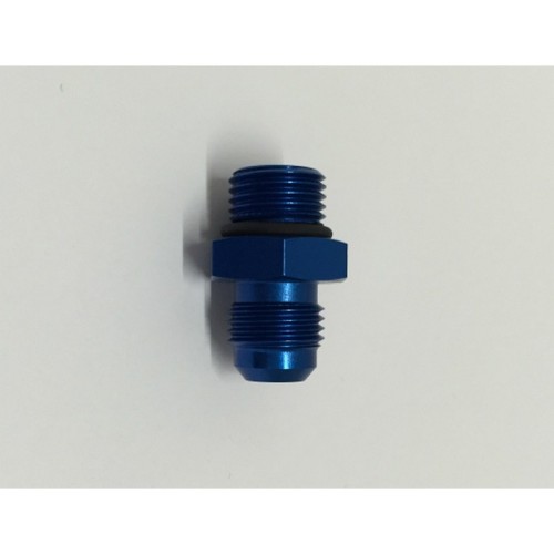 Malpassi 30335BA6ANOR6 Raccordo in alluminio dritto da ORB-6 a AN6 (9/16 UNF)