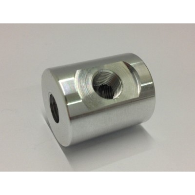 Malpassi 30230BUSOND Adattatore raccordo manometro 25x8 con 3 filetti 1/8" NPT (portagomma a parte)