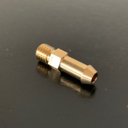 Malpassi 30400PRAINJ Raccordo connettore in ottone dritto da 5mm con filetto