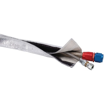 Guaina passacavi CON VELCRO anticalore con alluminio Heat Sheath - Ø interno 1,9cm x L.91 cm di lunghezza - 10457 DEI Design En
