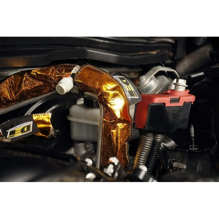 Guaina passacavi anticalore con alluminio oro Heat Sheath GOLD - Ø interno 1,3 cm  x 91 cm di lunghezza - 10916 DEI Design Engi