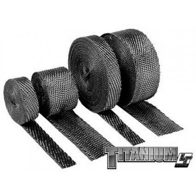 Benda termica BLACK Titanium per scarichi, collettori e tubazioni 30 metri x 50mm NERA - 10002 DEI Design Engineering Inc.