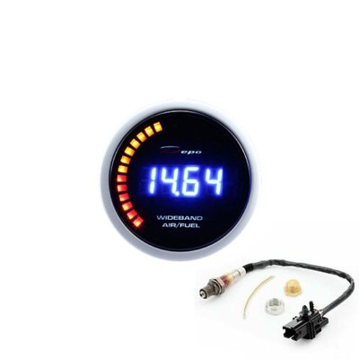 Manometro Wideband digitale AFR con sonda Bosch 4.9 DEPO Racing da 52mm - 52772LED strumentazione manometri strumenti supplement