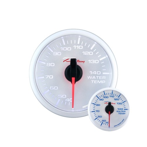 Manometro Temperatura Acqua 40-140° DEPO Racing da 52mm - WBL5237W strumentazione manometri strumenti supplementari strumento ag