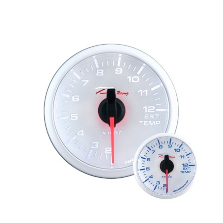 Manometro Temperatura Gas Di Scarico EGT DEPO Racing da 52mm - WBL5257W strumentazione manometri strumenti supplementari strumen