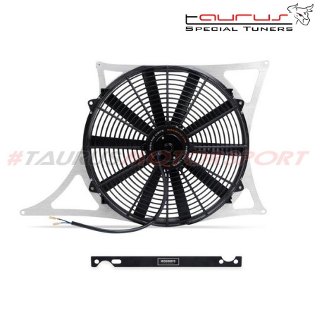 MMFS-E46-01K Mishimoto Kit di protezione ventole radiatore per BMW E46 M3 + CNTRL 1/8" NPT + Push In Probe