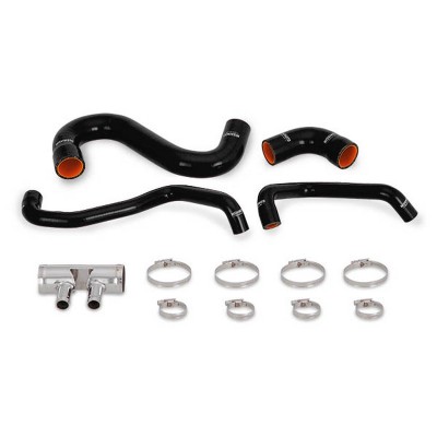 MMHOSE-MUS8-15LBK Mishimoto Kit tubi manicotti siliconici acqua inferiore per Ford Mustang GT 2015-2017, nero