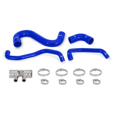 MMHOSE-MUS8-15LBL Mishimoto Kit tubi manicotti siliconici acqua inferiore per Ford Mustang GT 2015-2017, blu