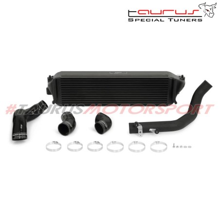 MMINT-CTR-17KBKWBK Mishimoto Intercooler maggiorato per Honda Civic FK8 Type-R dal 2017, nero con tubazioni nere