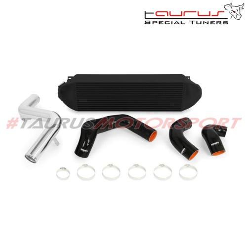 MMINT-FOST-13KPBK Mishimoto Intercooler maggiorato per Ford Focus mk3 ST dal 2012, nero con tubazioni lucidate