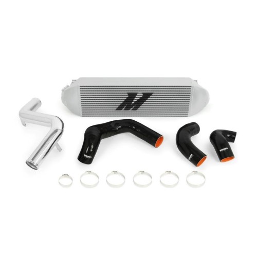MMINT-FOST-13KPSL Mishimoto Intercooler maggiorato per Ford Focus mk3 ST dal 2012, silver con tubazioni lucidate