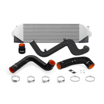 MMINT-RS-16KSL Mishimoto Intercooler maggiorato per Ford Focus mk3 RS dal 2015, silver con manicotti neri