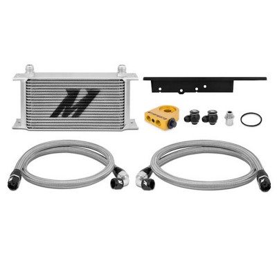 MMOC-350Z-03T Mishimoto Kit Radiatore olio maggiorato per Nissan 350Z 2003-2009, con termostato, silver