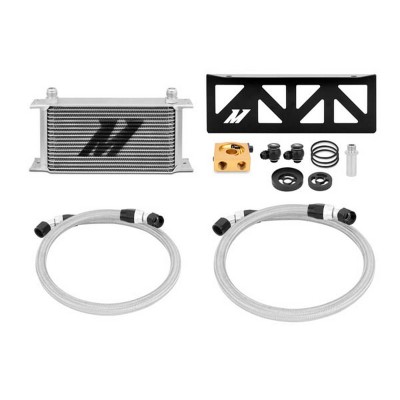 MMOC-BRZ-13T Mishimoto Kit Radiatore olio maggiorato per Subaru/Toyota BRZ/GT86 13-20, con termostato, silver