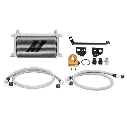 MMOC-MUS4-15T Mishimoto Kit Radiatore olio maggiorato per Ford Mustang Ecoboost  2015-2017, silver con termostato