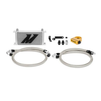 MMOC-STI-08T Mishimoto Kit Radiatore olio maggiorato per Subaru Impreza WRX STI 2008-2014, silver con termostato