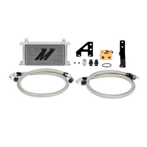 MMOC-STI-15T Mishimoto Kit Radiatore olio maggiorato per Subaru Impreza WRX STI 2015-2021, silver con termostato