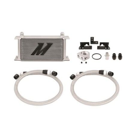 MMOC-WRA-07 Mishimoto Kit Radiatore olio maggiorato per Jeep Wrangler JK 3.8L  2007-2011, silver senza termostato