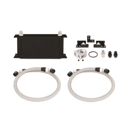 MMOC-WRA-07BK Mishimoto Kit Radiatore olio maggiorato per Jeep Wrangler JK 3.8L  2007-2011, nero senza termostato