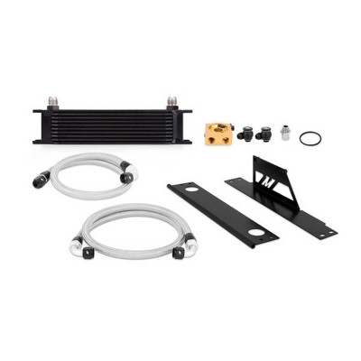 MMOC-WRX-01TBK Mishimoto Kit Radiatore olio maggiorato per Subaru Impreza WRX 2001-2005, nero con termostato