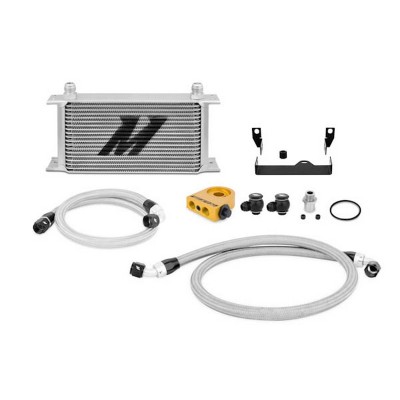 MMOC-WRX-06T Mishimoto Kit Radiatore olio maggiorato per Subaru Impreza WRX 2006-2007, silver con termostato