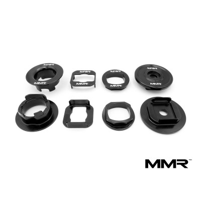 MMR12-6002 MMR Performance Inserti sottotelaio in alluminio BMW Serie 1 F20/F21, 2 F22/F23, 3 F30/F31/F34, 4 F32