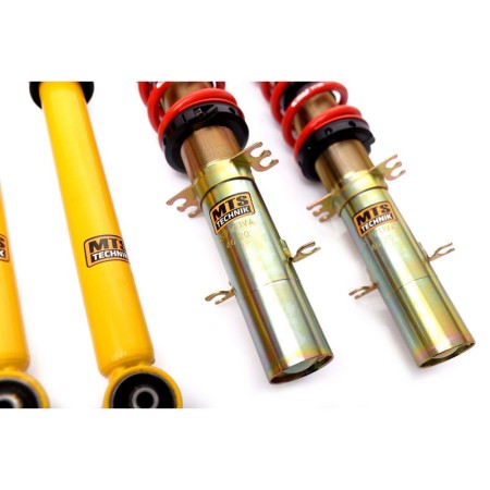 Kit assetto coilover regolabile MTS Technik COMFORT per Seat Leon I (1M1) (1M1) 1.4 16V / 1.6 / 1.6 16V / 1.8 20V / 1.8T / 1.9 S