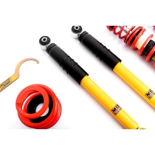 Kit assetto coilover regolabile MTS Technik STREET per Seat Leon I (1M1) (1M1) 1.8 20V T 4 / 2.8 Cupra 4 / 1.9 TDI Syncro 02/01 