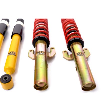 Kit assetto coilover regolabile MTS Technik STREET per Skoda Fabia III Hatchback (NJ3) 1.0 / 1.0 TSI / 1.2 TSI / 1.4 TSI R5 / 1.