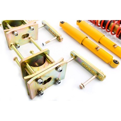 Kit assetto coilover regolabile MTS Technik STREET per Volkswagen Caddy II (9K) 60 1.4 / 1.6 / 1.9  SDI / 1.9  TDI 11/95 - 01/04 2