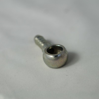 Occhiello (banjo) da 12mm con portagomma da 8mm per pompa benzina esterna come Bosch 044 Motorsport 2
