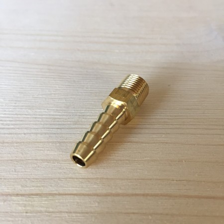 Raccordo portagomma dritto per tubazioni da 1/8 NPT a 6mm TRS Tuning