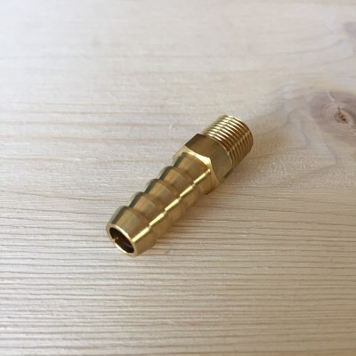 Raccordo portagomma dritto per tubazioni da 1/8 NPT a 8mm TRS Tuning