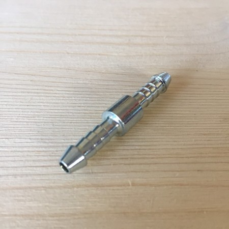 Raccordo di giunzione dritto in acciaio per tubazioni da 5mm a 5mm TRS Tuning