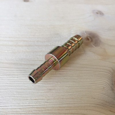 Raccordo di giunzione dritto in acciaio per tubazioni da 8mm a 6mm TRS Tuning