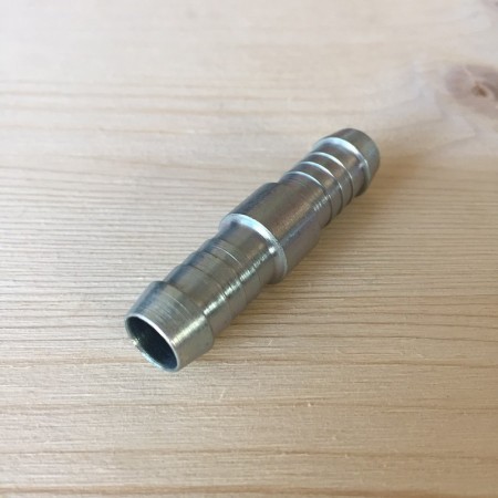 Raccordo di giunzione dritto in acciaio per tubazioni da 10mm a 10mm TRS Tuning