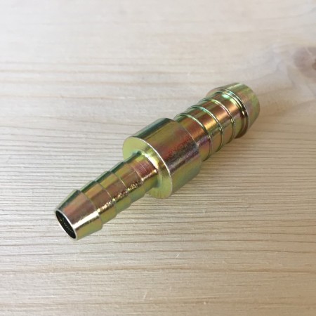 Raccordo di giunzione dritto in acciaio per tubazioni da 12mm a 8mm TRS Tuning