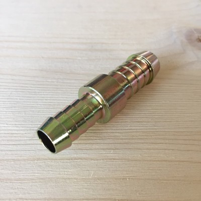 Raccordo di giunzione dritto in acciaio per tubazioni da 12mm a 10mm TRS Tuning