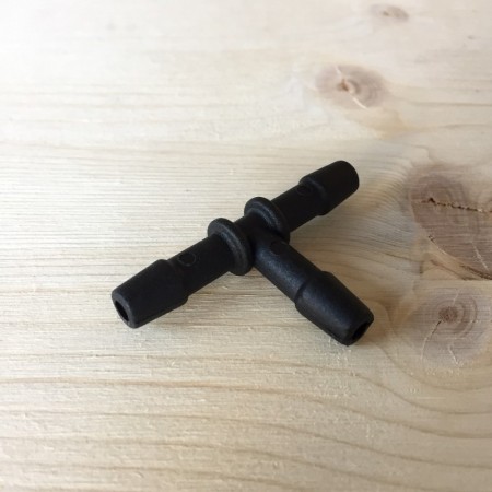 Raccordo di giunzione a T a 3 vie in plastica per tubazioni da 6mm TRS Tuning