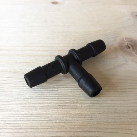 Raccordo di giunzione a T a 3 vie in plastica per tubazioni da 8mm TRS Tuning