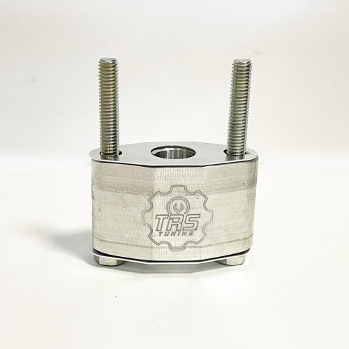 Distanziale per ritorno olio turbina compreso di viti e guarnizioni per passaggio da IHI a Garrett 1446 e TD04