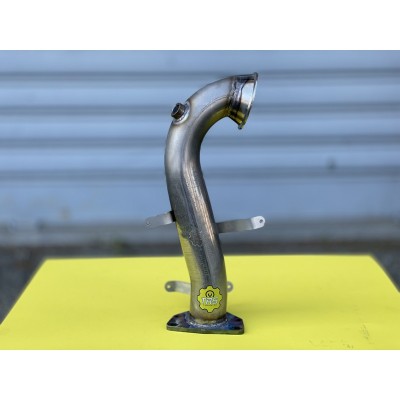 Downpipe decat da 65mm Abarth 500/595 Fiat Grande Punto Alfa Mito 1.4 Tjet turbina Garrett 1446