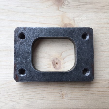 Flangia di scarico tra collettore e turbina Garrett T3, GT30**R, GT35**R TRS Tuning (lista completa in descrizione)