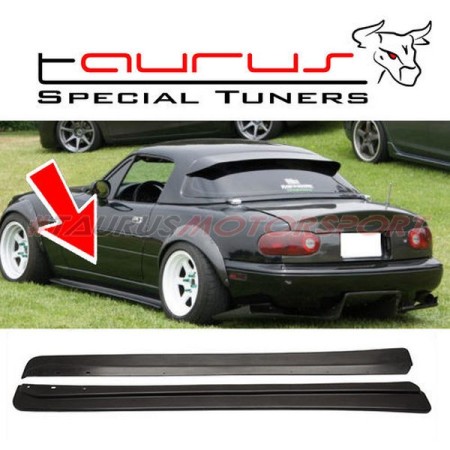 Minigonne lame in abs Mazda MX5 MX-5 NA e NB feed style TRS Tuning
