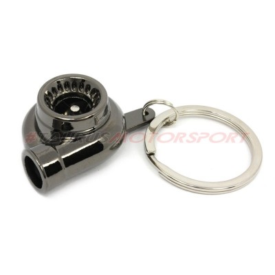 Portachiavi a turbina TRS Tuning  - versione Cromata SCURA (nera)