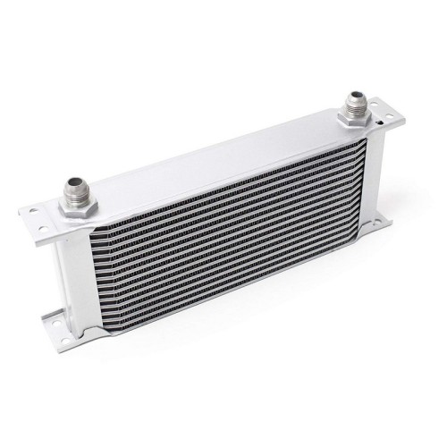 Radiatore olio universale in alluminio TRS Tuning  da 16 file con attacchi AN10 (7/8 -14 UNF)