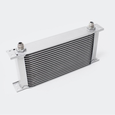 Radiatore olio universale in alluminio TRS Tuning  da 19 file con attacchi AN10 (7/8 -14 UNF)