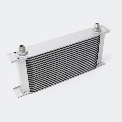 Radiatore olio universale in alluminio TRS Tuning  da 19 file con attacchi AN10 (7/8 -14 UNF)