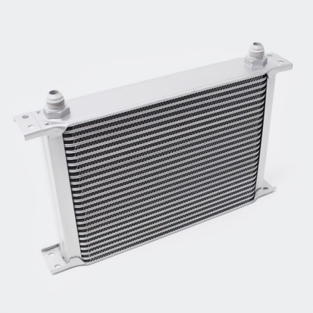 Radiatore olio universale in alluminio TRS Tuning  da 25 file con attacchi AN10 (7/8 -14 UNF)